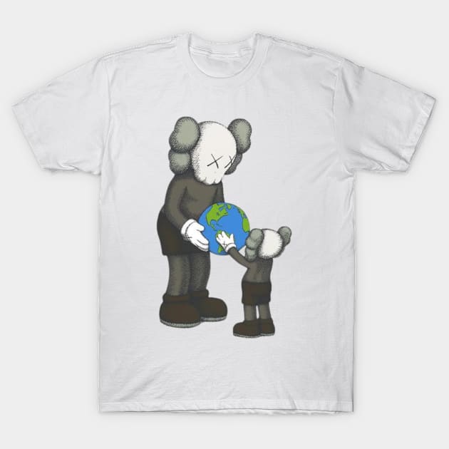 Kaws Design 5 T-Shirt by Vidi MusiCartoon